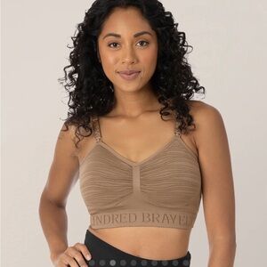 Kindred Bravely Women's Tan Nursing and Pumping Bra